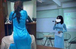 O escritório de meninas bonito é viciado em segredo