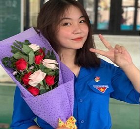 Os alunos da escola de Lam Vinh Tuc se exibem online
