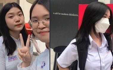 O cabelo loiro ngoc huyen gosta de fazer amor com pênis grande