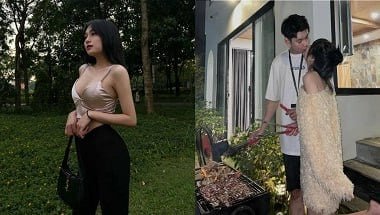 Tran Kim Cuong mostra com confiança o show de borboleta, a água pula